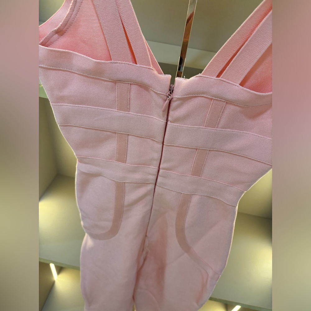 Pink bandage romper